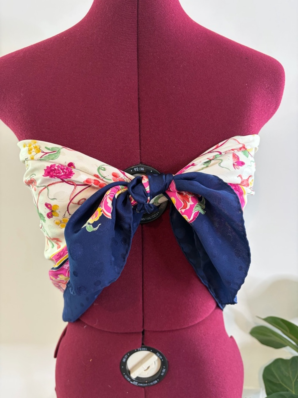 Jean Patou silk scarft large size